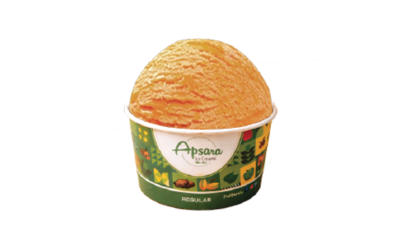 orange apricot scoop