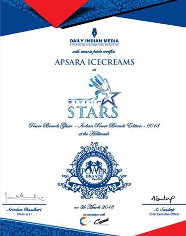 Power-Brands-Certificate-Apsara-Ice-Creams